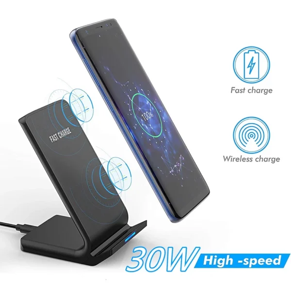 30W Qi Wireless Charging Stand