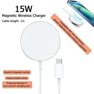 15W Aluminum Magnetic Wireless Charger