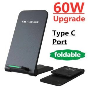 60W Foldable Wireless Charging Dock