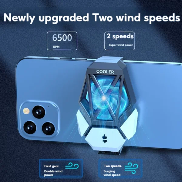 Portable Phone Gaming Cooling Fan