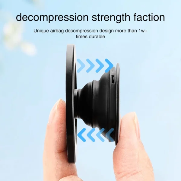 Magnetic Phone Grip with Swappable Top